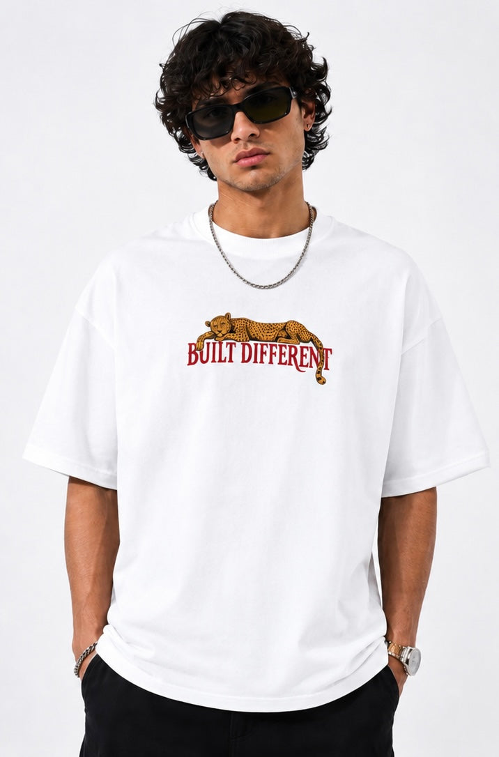 Roohbagh- Built Different Unisex Oversized T-Shirt