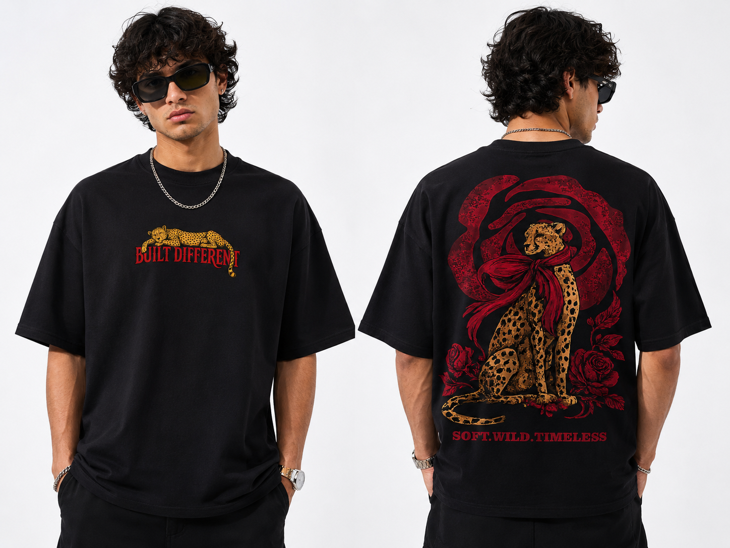 Roohbagh- Built Different Unisex Oversized T-Shirt