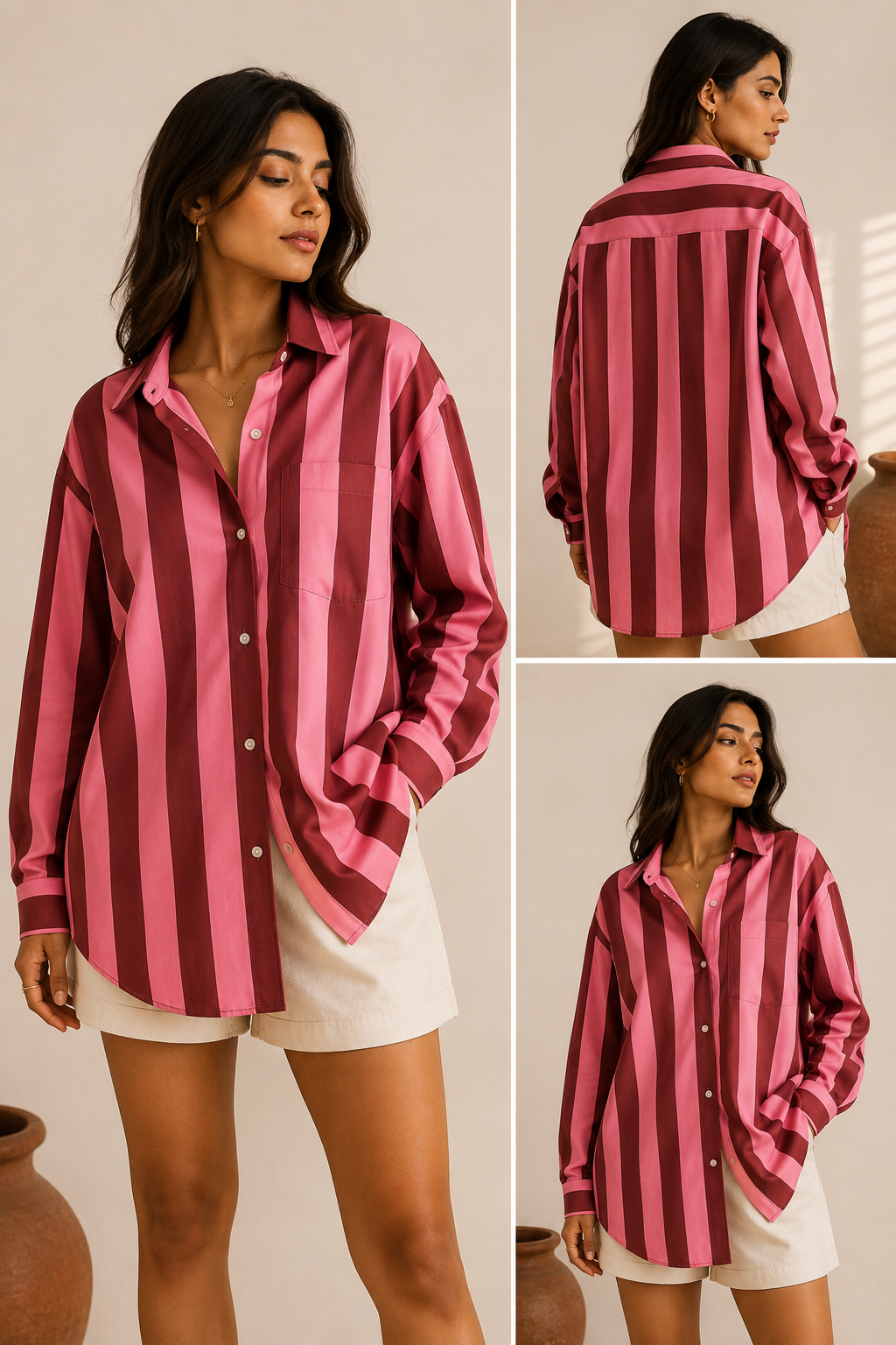 The Rosé Stripe Shirt