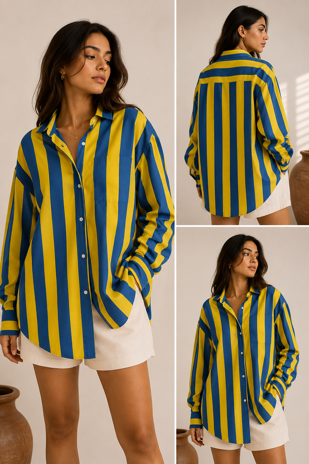 The Cobalt Stripe Shirt