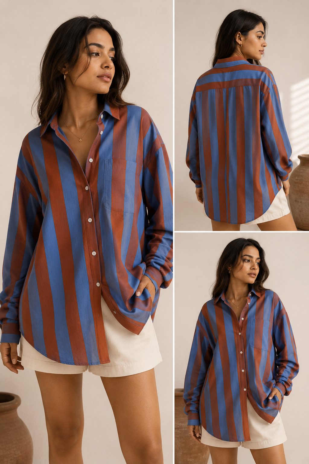 The Rust Blue Stripe Shirt