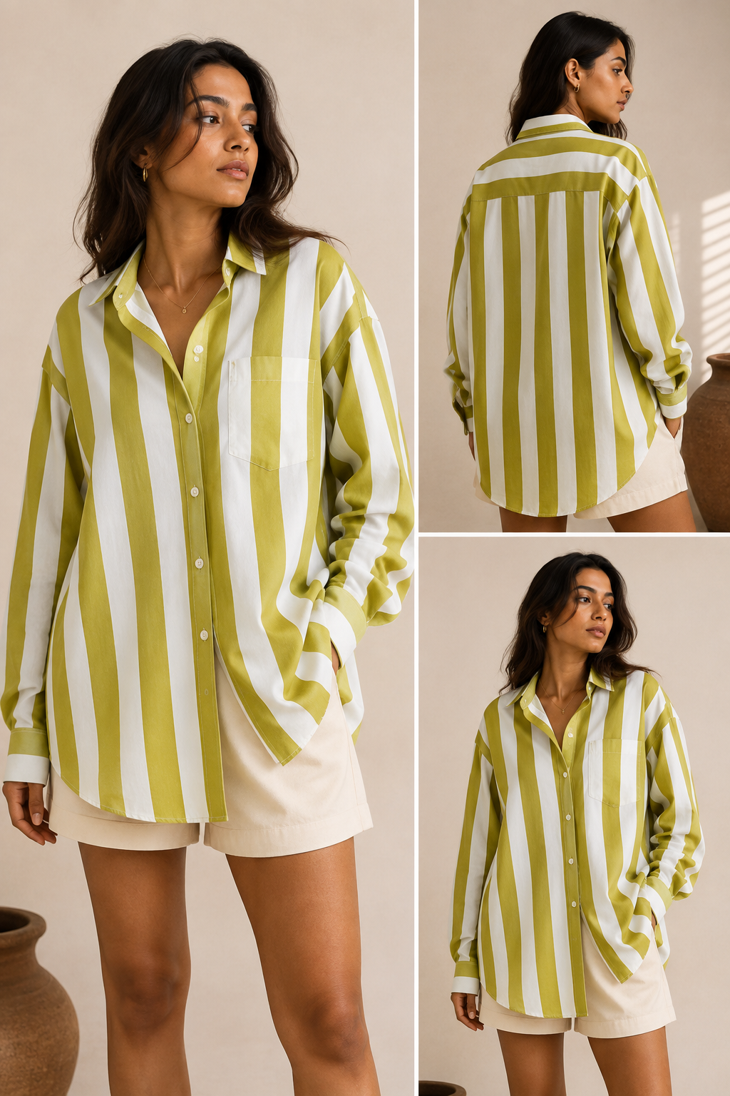 The Olive Stripe Shirt