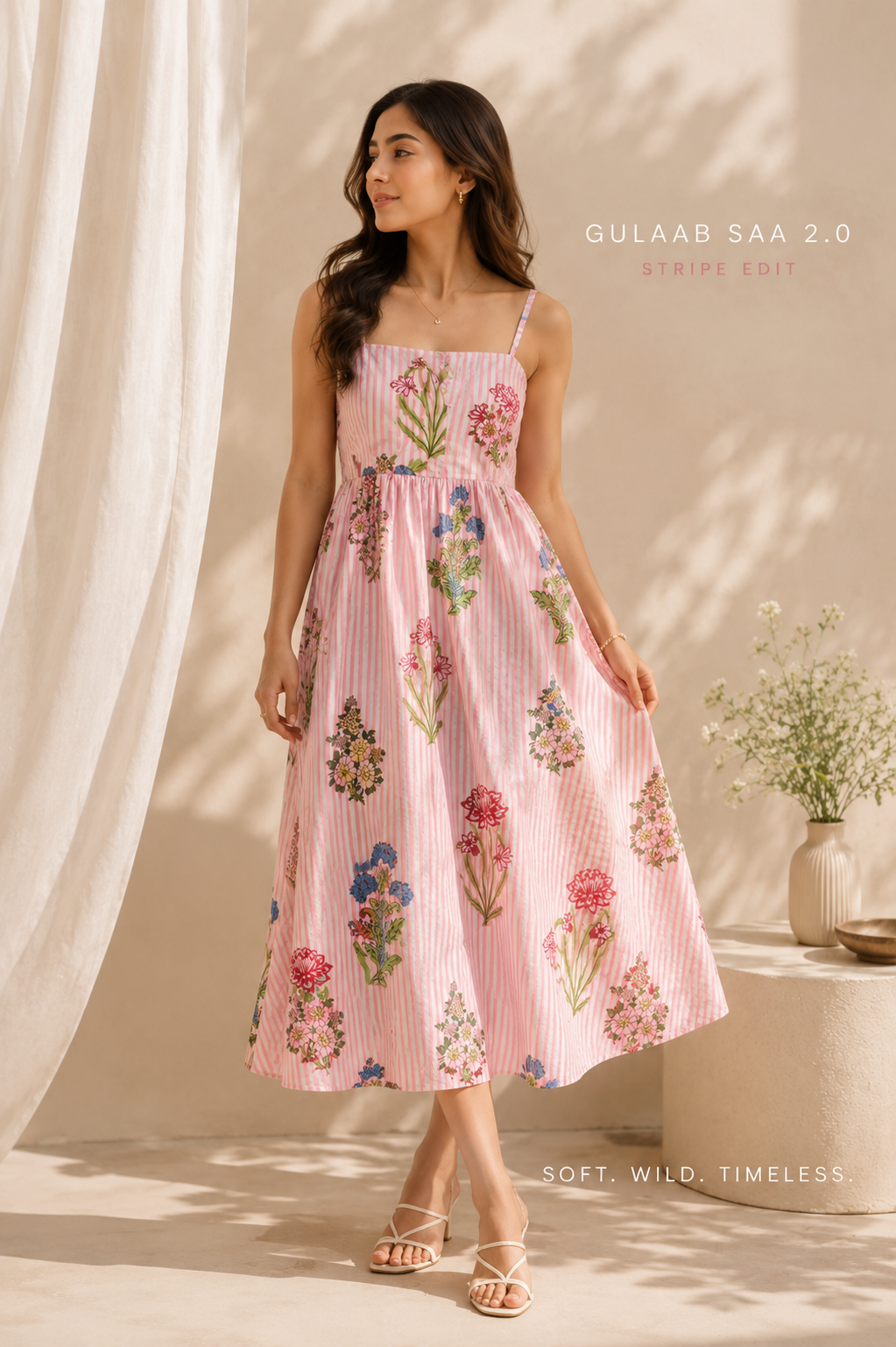 Gulabo Bloom Midi Dress