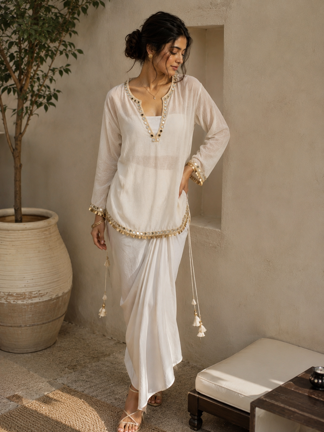 Noor Sheer Top