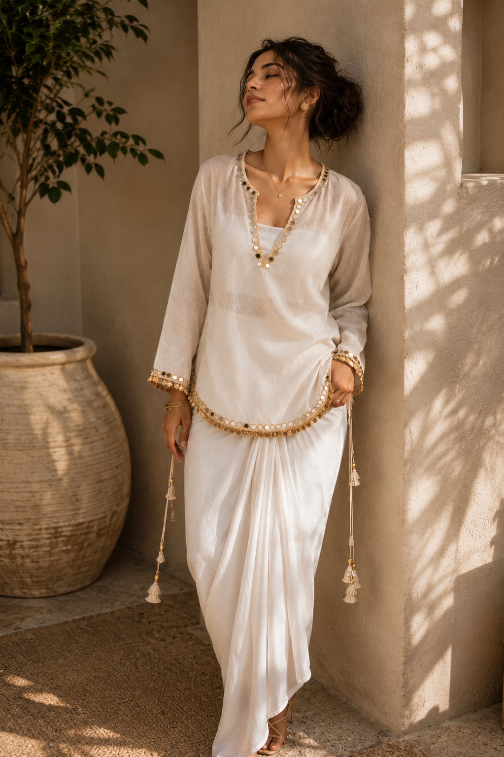 Noor Sheer Top