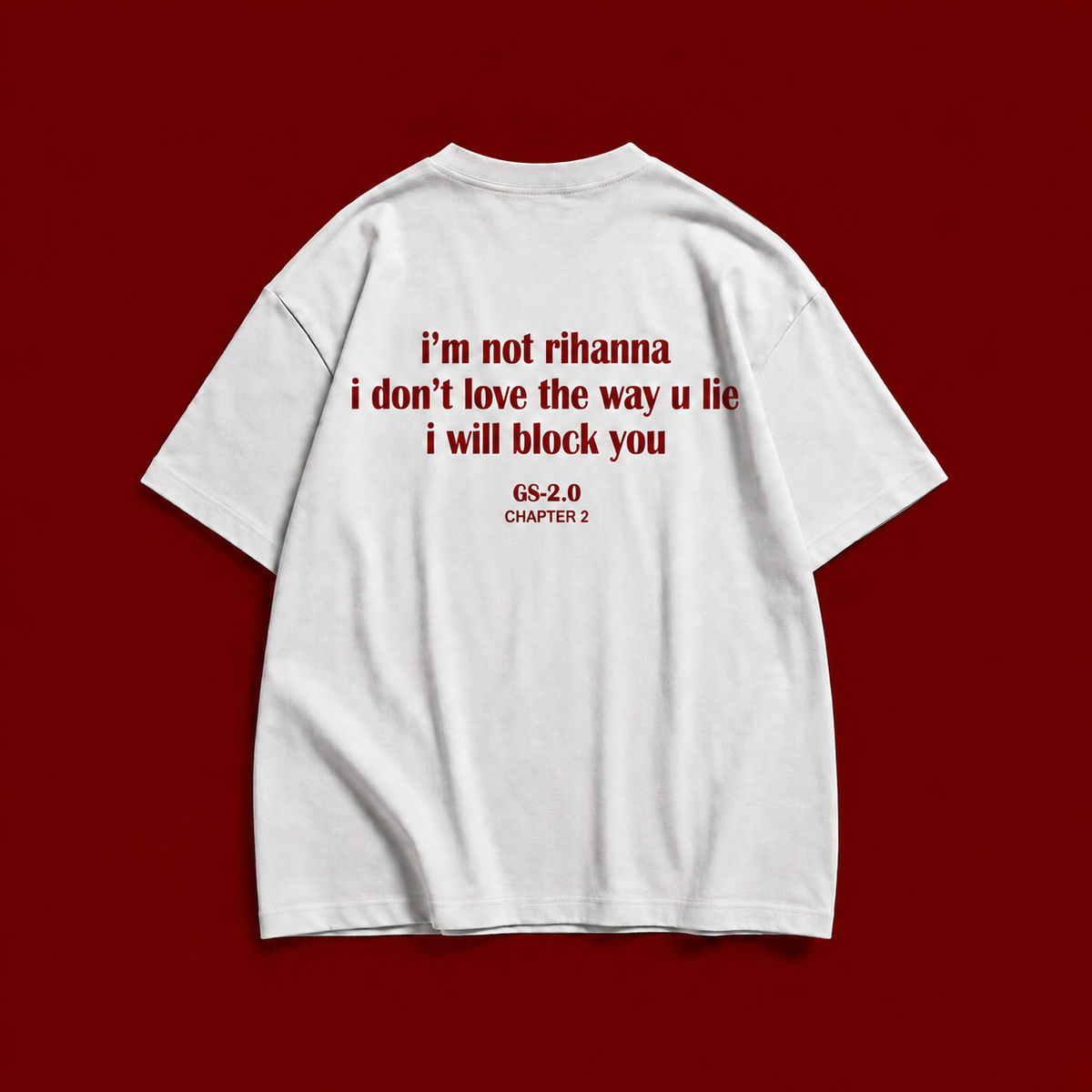 Not Rihanna Oversized T-Shirt