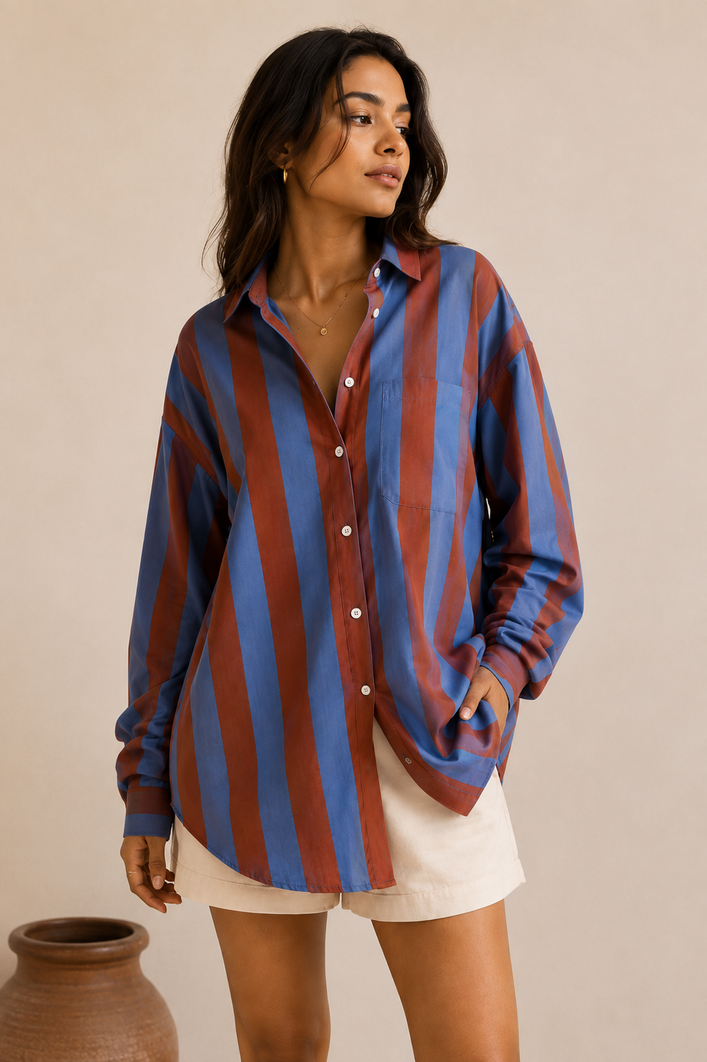 The Rust Blue Stripe Shirt