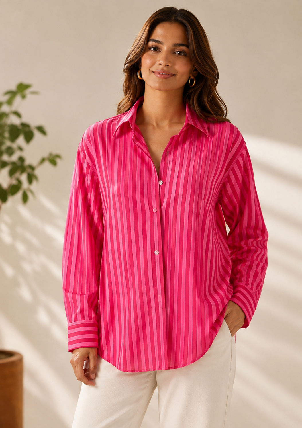 The Pink Pop Stripe Shirt