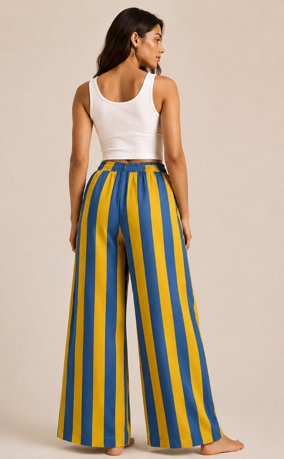 The Cobalt Sun Stripe Pants