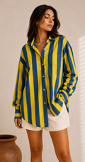 The Cobalt Stripe Shirt