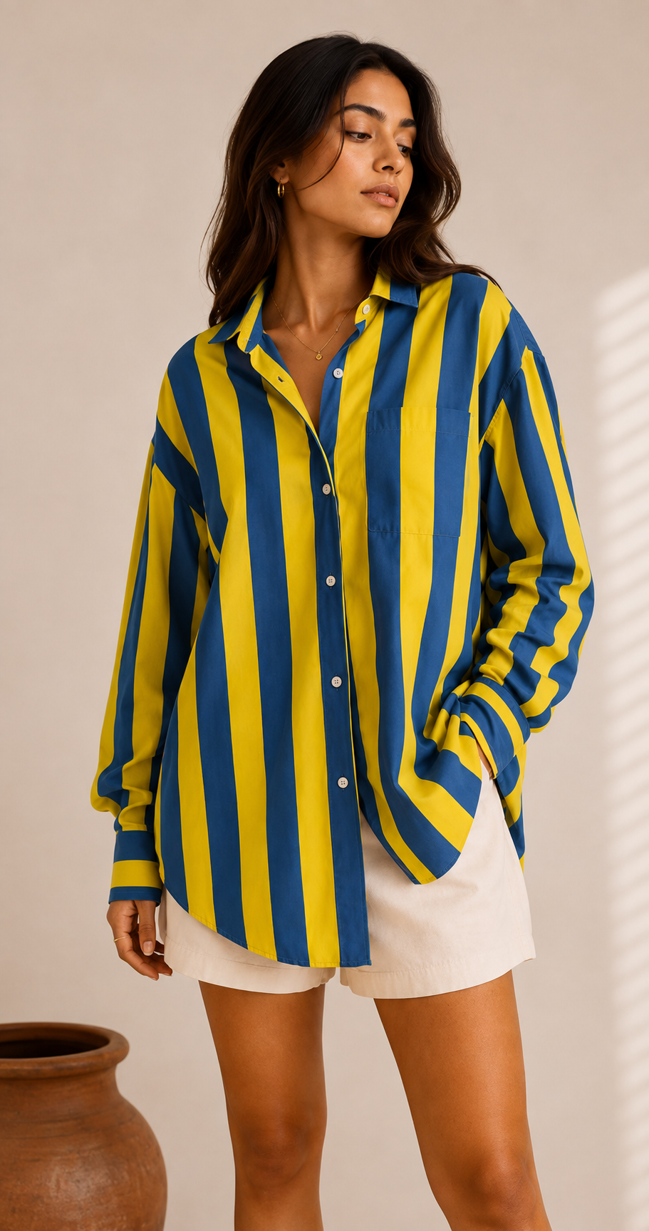 The Cobalt Stripe Shirt