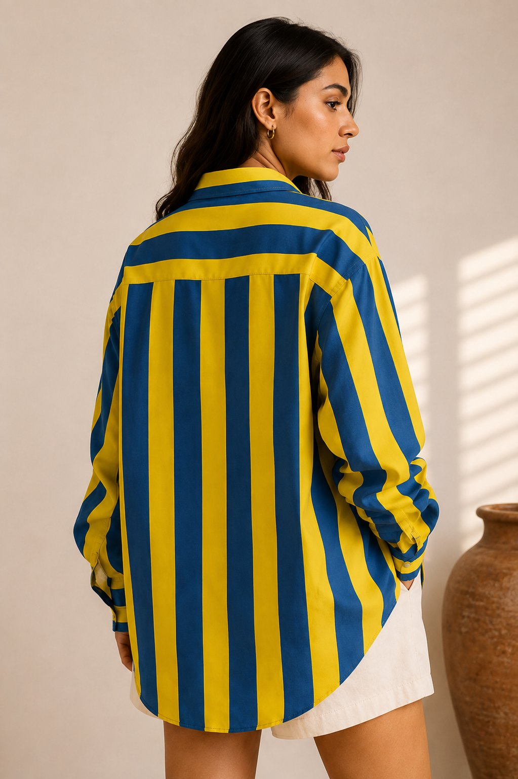 The Cobalt Stripe Shirt