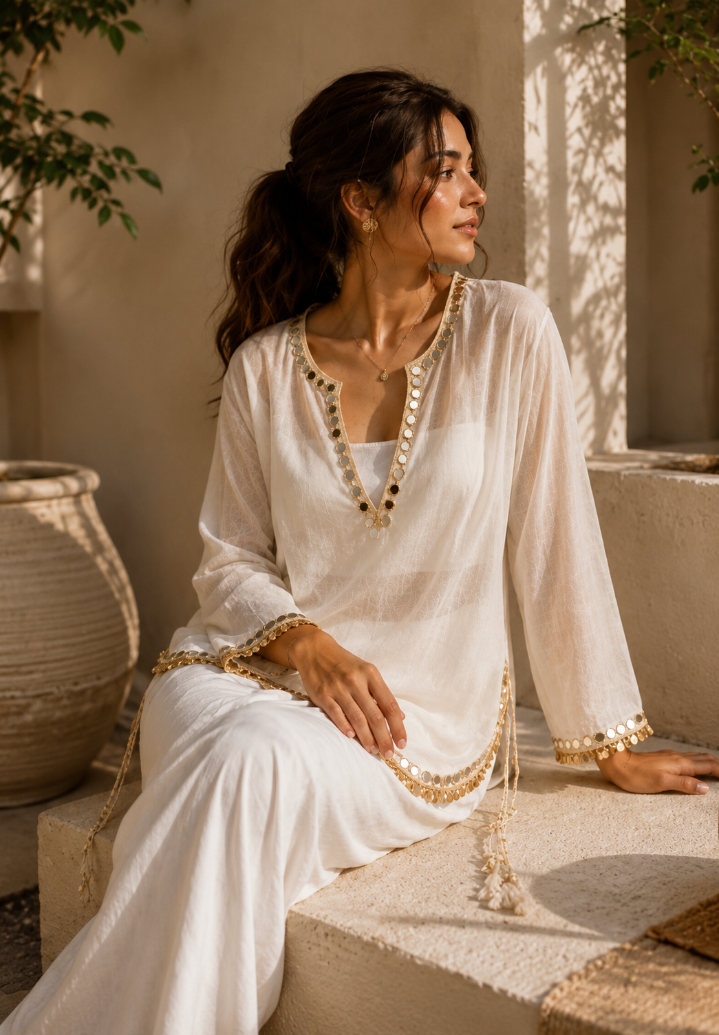 Noor Sheer Top