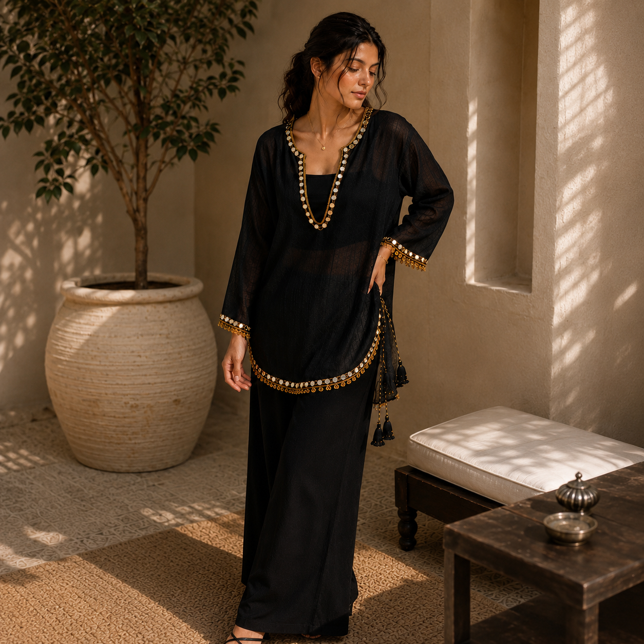 Noor Sheer Top